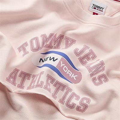 Tommy Hilfiger Tjw Ultr Crp Tj Ath Crew Sweatshirt Kadın