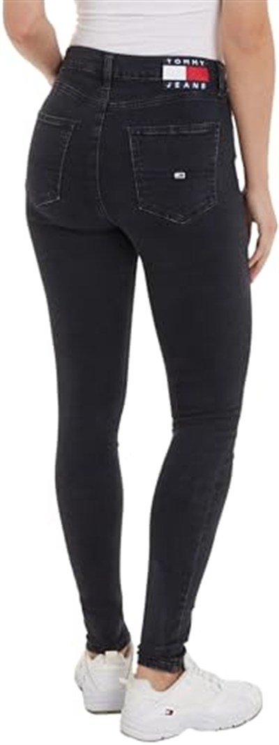 Tommy Jeans SYLVIA HGH SKN CG4282 CO Kadın Kot Pantolon, İndigo, 29W / 30L