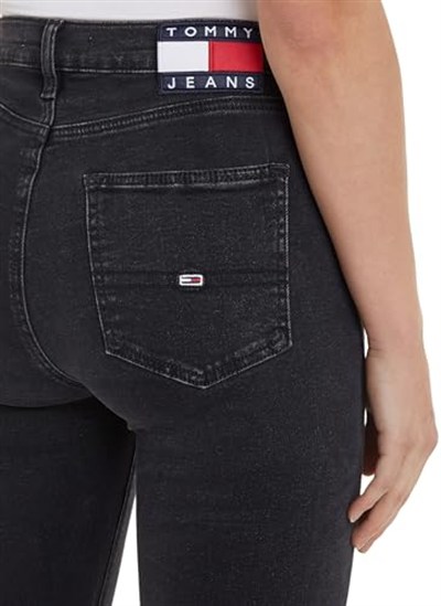 Tommy Jeans SYLVIA HGH SKN CG4282 CO Kadın Kot Pantolon, İndigo, 29W / 30L
