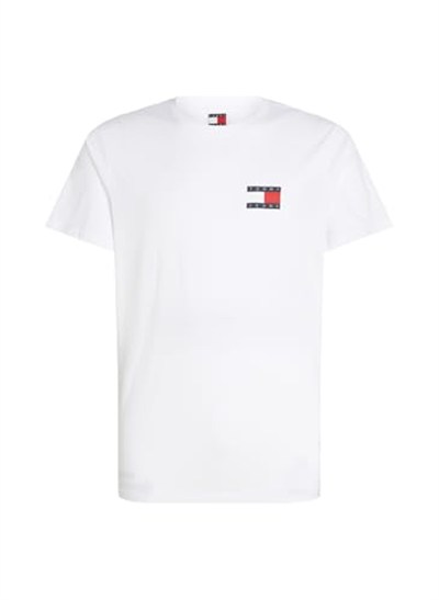Tommy Jeans TJM SLIM ESSENTIAL FLAG TEE EXT Tişört Erkek