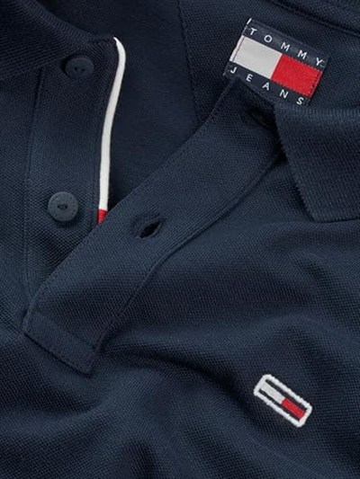 Tommy Jeans TJM SLIM PLACKET POLO EXT Polo T-shirt Erkek