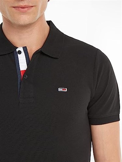 Tommy Jeans TJM SLIM PLACKET POLO Polo Tişört Erkek