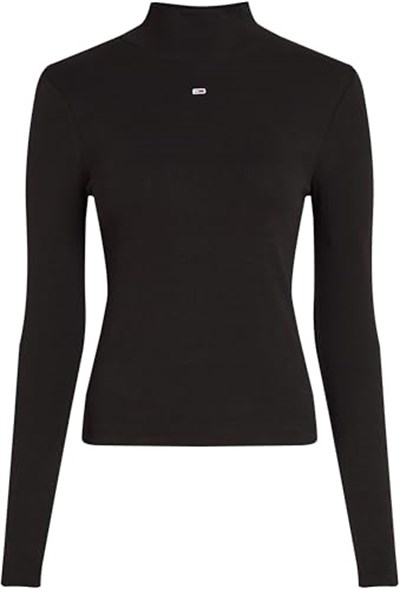 Tommy Jeans TJW ESSENTIAL MOCK NECK Tişört Kadın