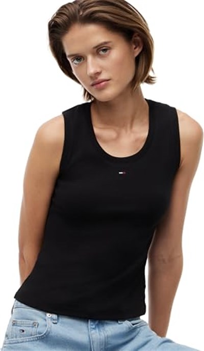 Tommy Jeans TJW ESSENTIAL RIB TANK EXT Tişört Kadın