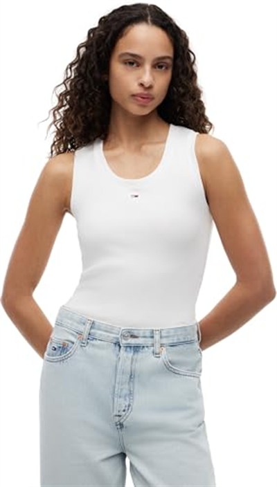 Tommy Jeans TJW ESSENTIAL RIB TANK EXT Tişört Kadın
