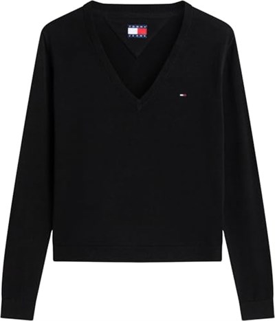 Tommy Jeans TJW ESSENTIAL VNECK SWEATER EXT Kazak Kadın