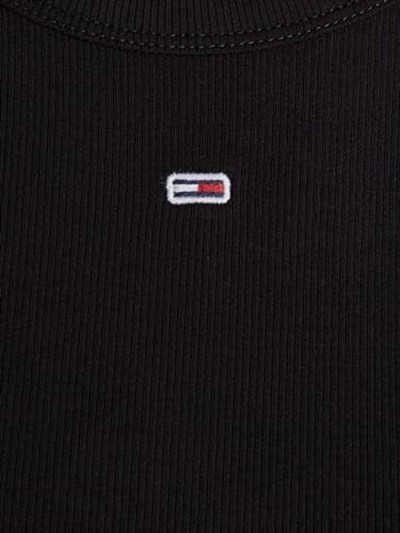 Tommy Jeans TJW SLIM ESSENTIAL RIB SS Tişört Kadın