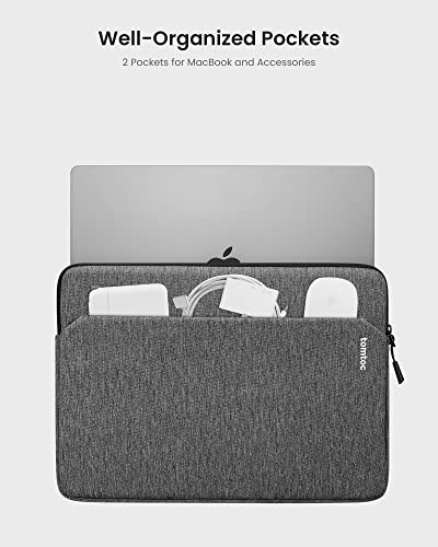 tomtoc 14 inç MacBook Pro M5/M4/M3/M2/M1 Pro/Max 2025-2021 için İnce Dizüstü Bilgisayar Kılıfı, 13,8 inç Yüzey Dizüstü Bilgisayar AI PC için Suya Dayanıklı Koruyucu Kılıf, Aksesuar Çantası