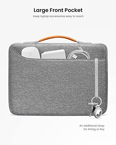 tomtoc 360° çanta kılıfı için 15 inç Yeni MacBook Air M3/A3114 M2/A2941 2024-2023, 15 inç Microsoft Surface Laptop 6/5/4, Su İtici Laptop Çantası Laptop Kılıfı