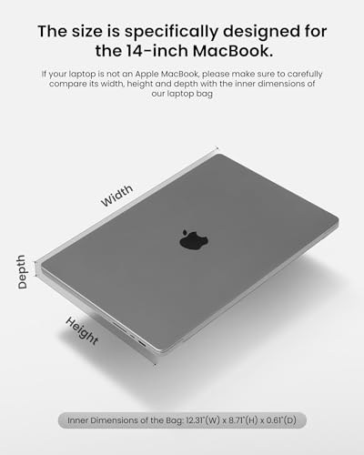 tomtoc 360 Koruyucu Dizüstü Bilgisayar Kılıfı 14 inç MacBook Pro M5/M4/M3/M2/M1 Pro/Max A3112 A3401 A3185 2025-2021, 13 inç iPad Pro (M5/M4)/iPad Air (M3/M2) için Sihirli Klavye, Suya Dayanıklı Kılıf