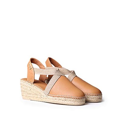 TONI PONS TOSSA - Toni Pons womens wedge espadrille made of leather.
