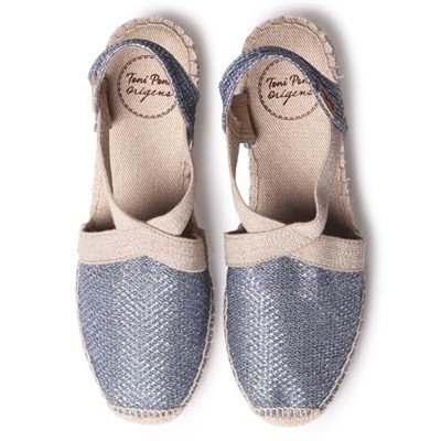TONI PONS TRITON - Vegan wedge espadrille for women by Toni Pons made of cotton fabric.
