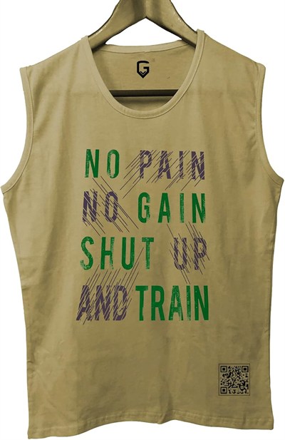 TOP GLORY (T101) NoNo Kolsuz Sporcu T-Shirt Tank Top -