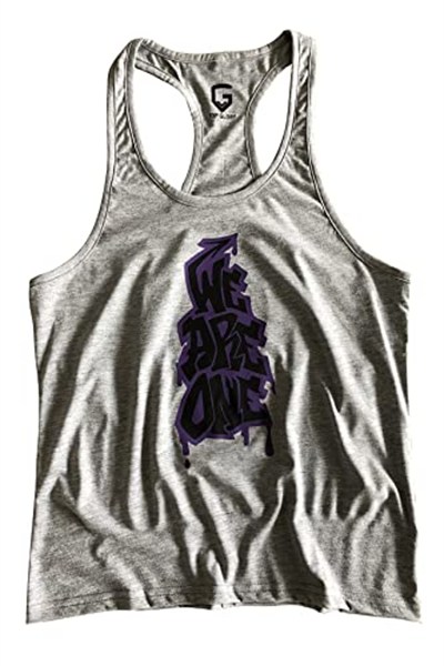 TOP GLORY (T1020) FİTNESS GYM TANK TOP ATLET SPORCU ATLETİ 5056 GRİ-