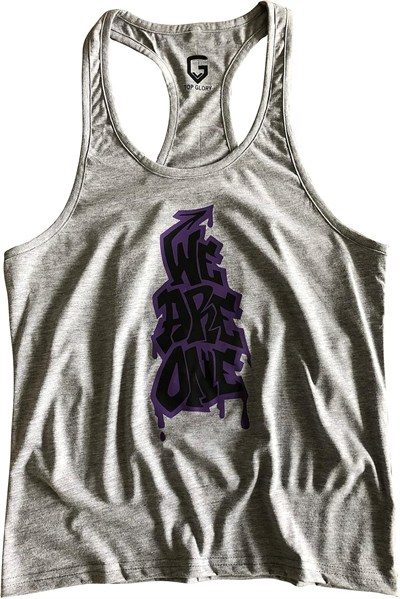 TOP GLORY (T1020) FİTNESS GYM TANK TOP ATLET SPORCU ATLETİ 5056 GRİ-