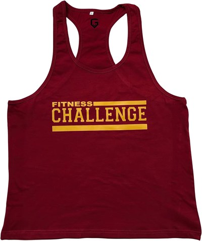 TOP GLORY (T1075) FİTNESS GYM TANK TOP ATLET SPORCU ATLETİ TTGT5008W BORDO-