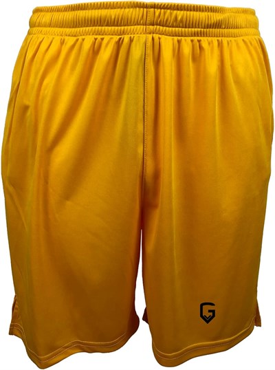 TOP GLORY (T1252) Fitness Şort Spor Şortu Sarı-