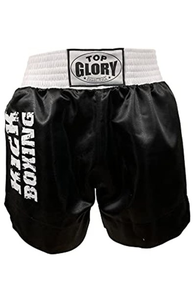 TOP GLORY (T1288) Unisex Kick Boks Şortu 6601 Siyah-
