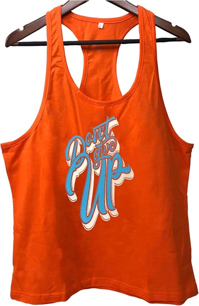 TOP GLORY (T447) DontGiveUp Fitness Gym Tank Top Sporcu Atleti- - Bedenler: S, M, L, XL, XXL