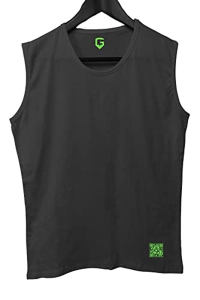 TOP GLORY (T511) Basic Tank Top Kolsuz Sporcu TShirt-