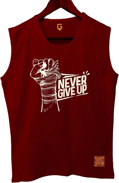 TOP GLORY (T513) NGU Tank Top Kolsuz Sporcu TShirt-