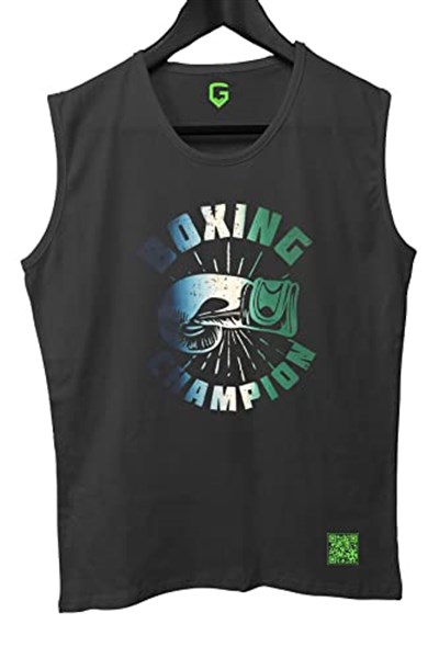 TOP GLORY (T514) BoxinChampW Tank Top Kolsuz Sporcu TShirt-