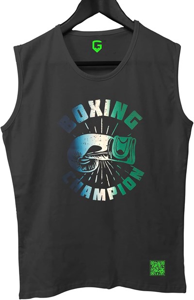 TOP GLORY (T514) BoxinChampW Tank Top Kolsuz Sporcu TShirt-