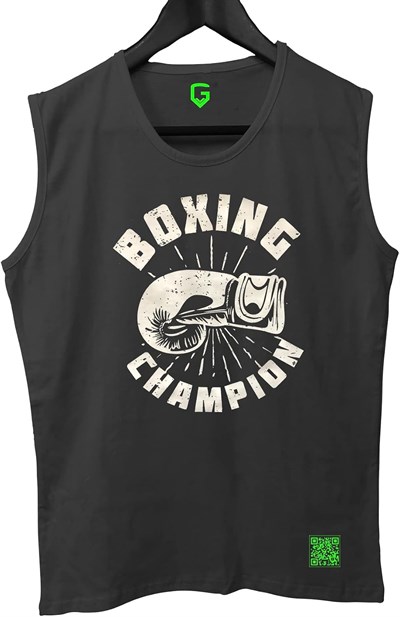 TOP GLORY (T528) BoxinChampB Tank Top Kolsuz Sporcu TShirt-