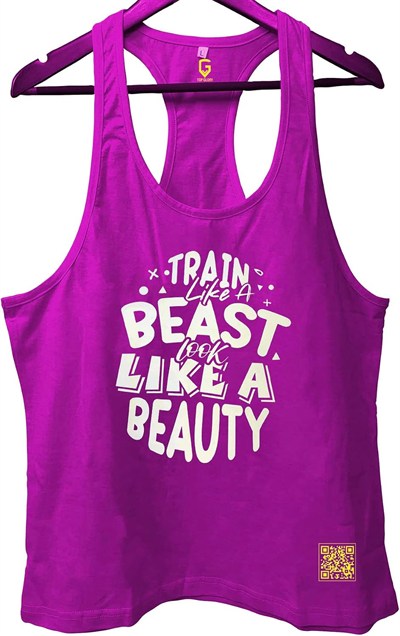 TOP GLORY (T59) TrainBeast Fitness Gym Tank Top Sporcu Atleti-