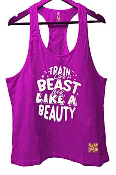 TOP GLORY (T59) TrainBeast Fitness Gym Tank Top Sporcu Atleti-