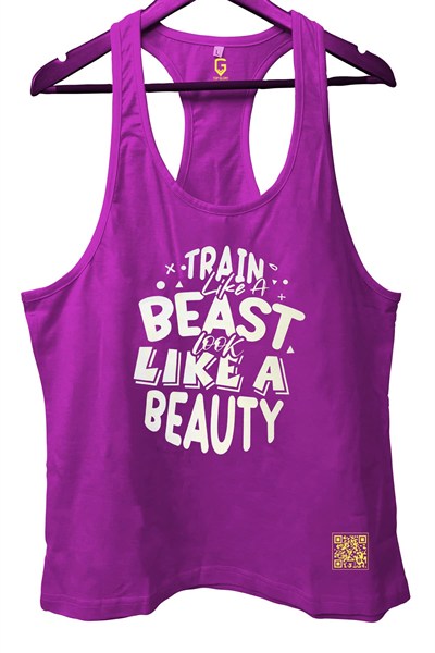 TOP GLORY (T59) TrainBeast Fitness Gym Tank Top Sporcu Atleti-