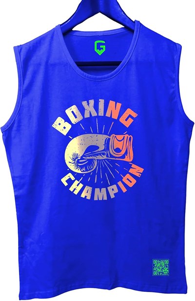 TOP GLORY (T602) BoxinChampX Tank Top Kolsuz Sporcu TShirt