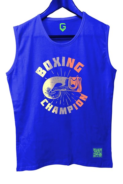 TOP GLORY (T668) BoxinChampX Tank Top Kolsuz Sporcu TShirt