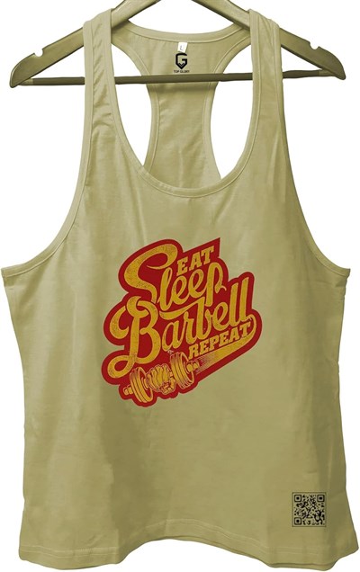 TOP GLORY (T93) SleepBarbell Fitness Gym Tank Top Sporcu Atleti-