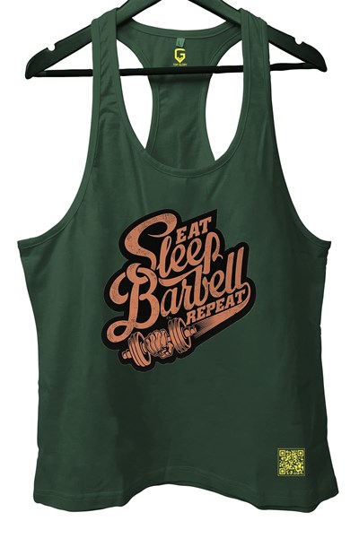 TOP GLORY (T93) SleepBarbell Fitness Gym Tank Top Sporcu Atleti-