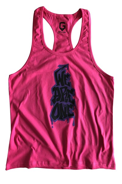 TOP GLORY (T995) FİTNESS GYM TANK TOP ATLET SPORCU ATLETİ 5063 FUŞYA-