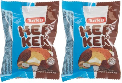 Torku Hepkek Hindistan Cevizli Soslu Mozaik Kek 45 Gr 2li paket