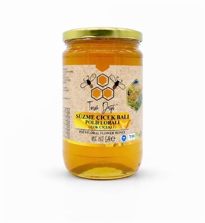 TOROS DAĞI Süzme Çiçek Balı,Natural Süzme Bal,%100 Doğal,Katkısız,Güvenli Bal (860 Gr)