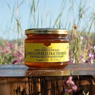 TOROS DAĞI Süzme Doğal Limon Çiçeği Balı 400 Gr -%100 Saf ve Lezzetli Bal -Limon Aromalı Çiçek Balı -Doğadan Sofranıza Kalite