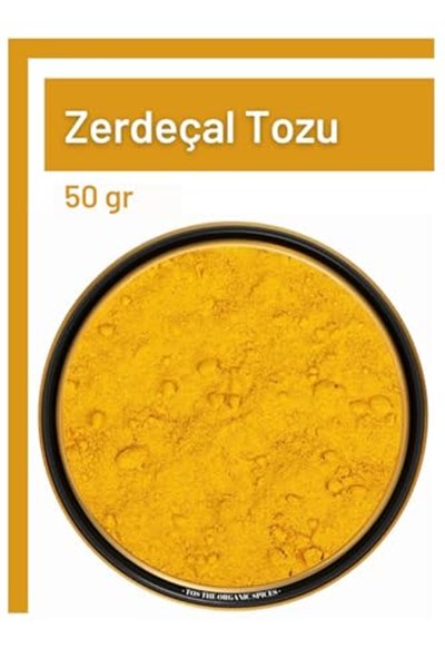 TOS The Organic Spices Zerdeçal Kökü Tozu 50 gr (1. KALİTE) Curcuma Longa, TOS8032