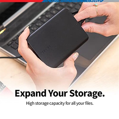 Toshiba Canvio Basics 2TB Taşınabilir Harici Sabit Sürücü USB 3.0, Siyah - HDTB520XK3AA