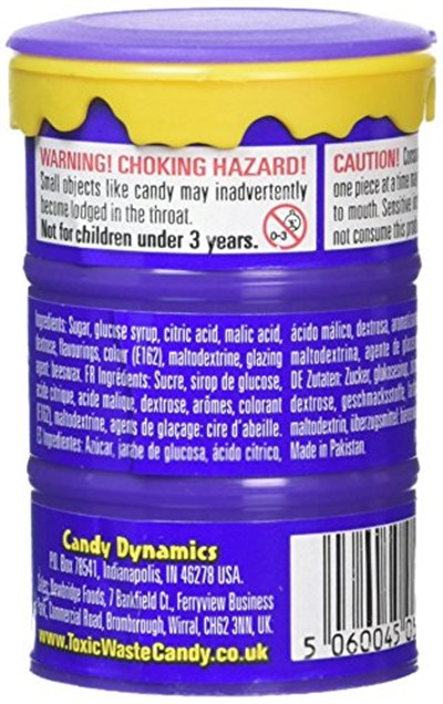 Toxic Waste Purple Ekşi Şeker 42Gr (Mor)