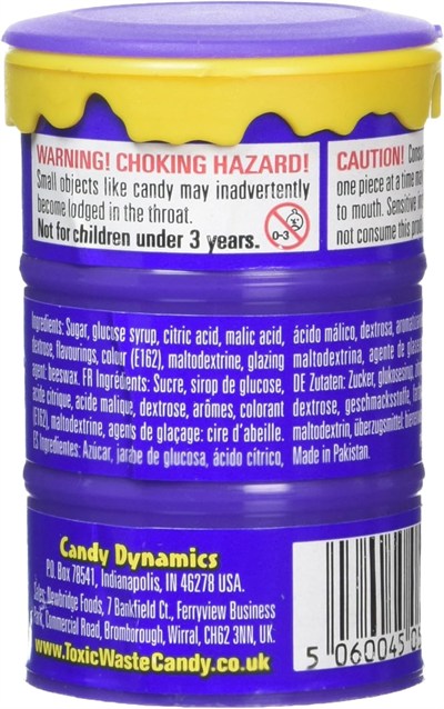 Toxic Waste Purple Ekşi Şeker 42Gr (Mor)