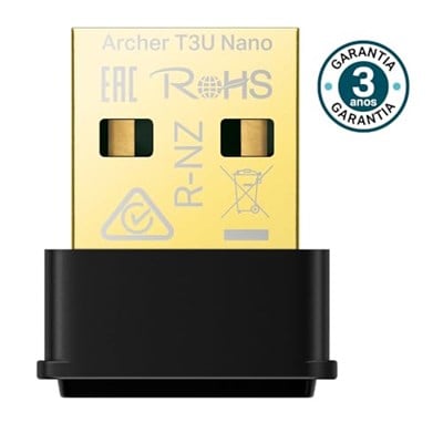 TP-Link Archer T3U, AC1300 Mbps, Çift Bant, USB 2.0, Nano Wi-Fi 5 USB Adaptör