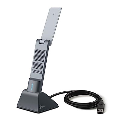 TP-Link Archer TX20UH, AX1800 Yüksek Kazançlı Kablosuz USB Adaptör, 1,2 metre USB 3.0 kablosu, Beamforming Teknolojisi, MU-MIMO, Düşük Gecikmeli Oyun Deneyimi, WPA3, Kolay Kurulum