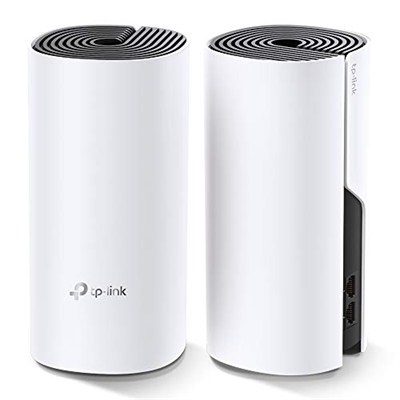 TP-Link Deco M4 2-pack, AC1200 Mbps, Dual-Band, Gigabit Portları, 100 Cihaza Kadar Bağlanılabilirlik, 260 m²ye Kadar Kapsama, Mobil Uygulama ile Kolay Kurulum, Wi-Fi 5 Mesh Sistemi
