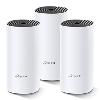TP-Link Deco M4 3-pack , AC1200 Mbps, Dual-Band, Gigabit Portları, 100 Cihaza Kadar Bağlanılabilirlik, 370 m²ye Kadar Kapsama, Mobil Uygulama ile Kolay Kurulum, Wi-Fi 5 Mesh Sistemi