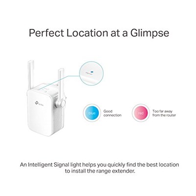 TP-Link N300 Evrensel Menzil Genişletici, Geniş Bant/Wi-Fi Genişletici, Wi-Fi Güçlendirici/Hotspot, 1 Ethernet Bağlantı Noktası ve 2 Harici Anten, Tak ve Çalıştır, Dahili Erişim Noktası Modu,