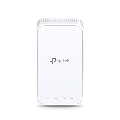 TP-Link RE330 WLAN amplifikatör tekrarlayıcı AC1200 (867 Mbps 5 GHz + 300 Mbps 2.4 GHz, WiFi amplifikatör, uygulama kontrolü, sinyal gücü göstergesi, tüm WLAN cihazlarıyla uyumlu, AP modu)