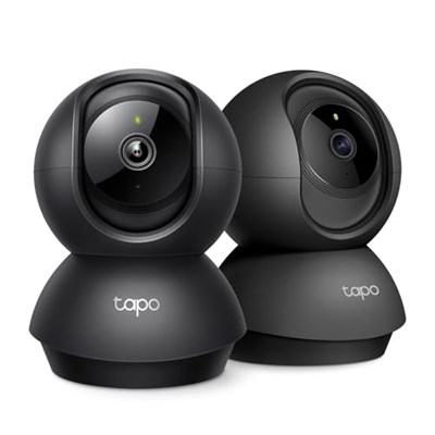 TP-Link Tapo C211 2K 3MP Yatay ve Dikey Ev Güvenliği Wi-Fi Kamerası, Gece Görüşü, IP66 Su Geçirmez, Siyah Renk + 64GB Kioxia MicroSD Bellek